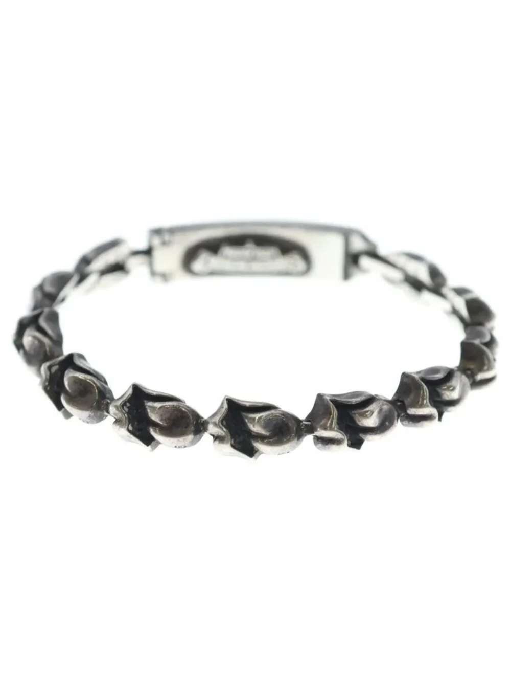 Chrome Hearts ID Mini LT Lip & Tan Mini ID Bracelet Silver